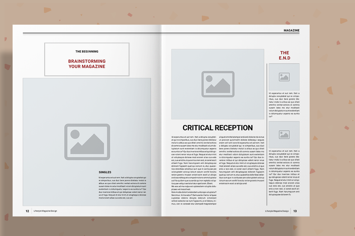 Red Magazine, a Magazine Template by Boris Cupac (Photo 8 of 13)