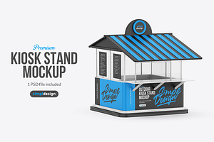 Kiosk Stand Mockup