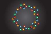 Colourful Christmas string lights, a Decorative Illustration by Yayasya (Thumbnail 3 of 3)