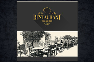 Restaurant menu template