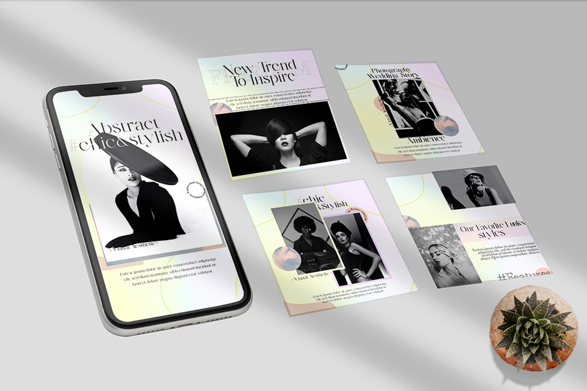 Modern Stylish Instagram SET (PSD)