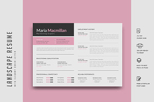 347. Landscape Resume Template