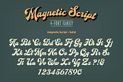 Magnetic Script Font Family, a Script Font by Mysterylab Designs (Thumbnail 3 of 8)