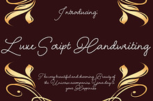 LuxeScript Handwriting