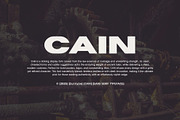 CAIN FONT - MODERNDISPLAY SAN SERIF, a Sans Serif Font by BURSTYPE (Thumbnail 7 of 9)