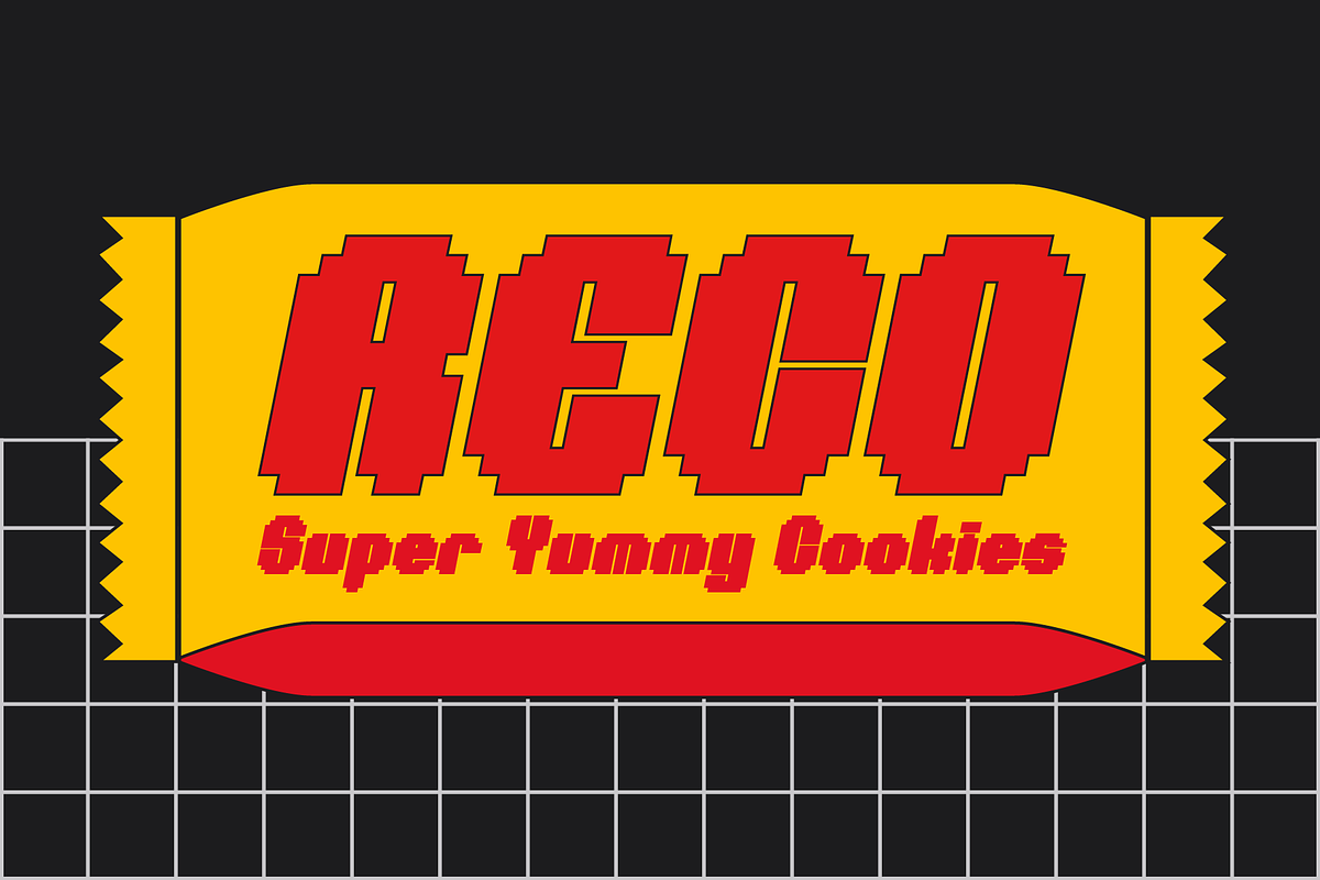 Sheko - Headline Pixel Font, a Sans Serif Font by Valentino Vergan (Photo 3 of 10)