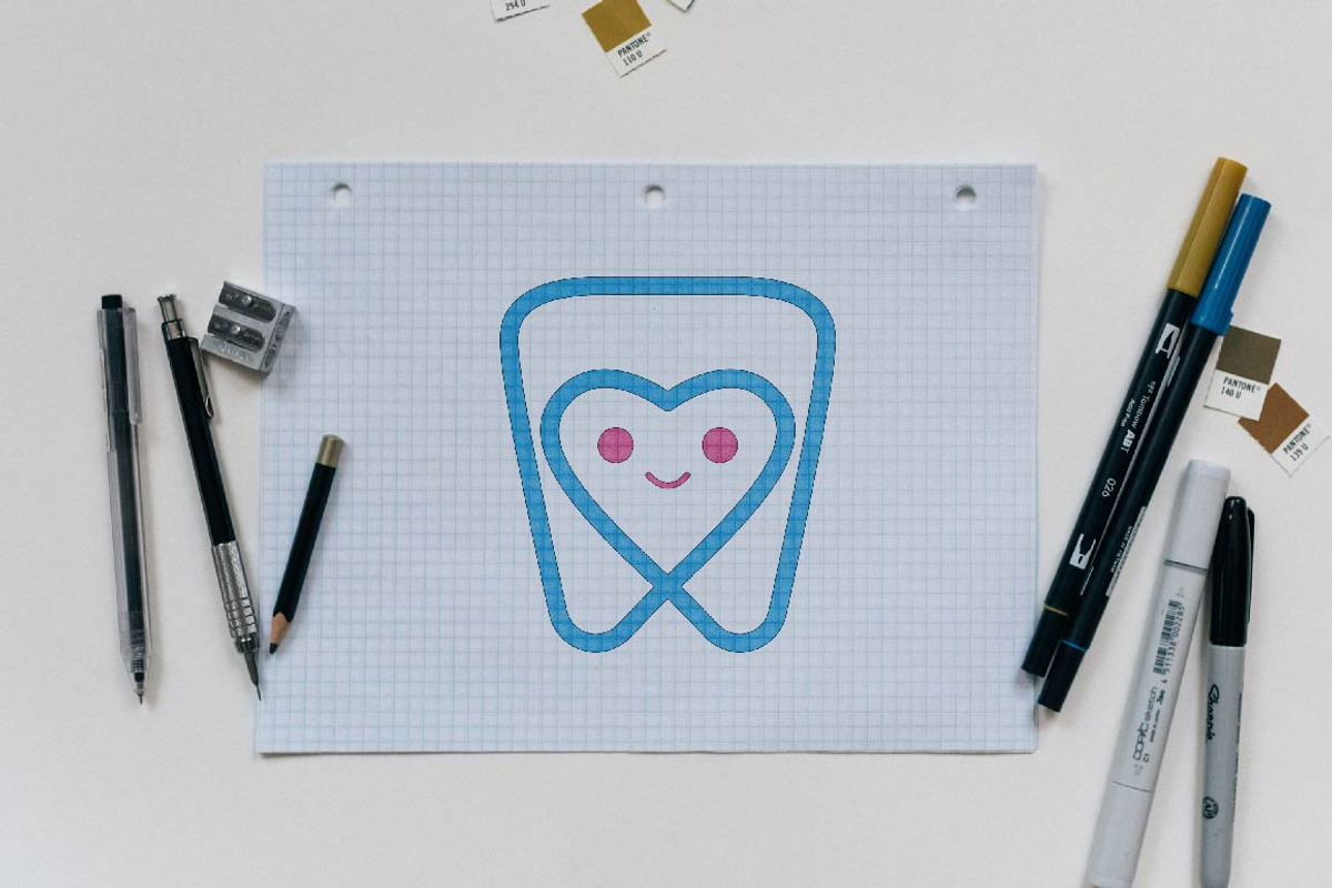 Cute Happy Love Dental Care Logo, a Branding & Logo Template by jongcreative (Photo 2 of 4)