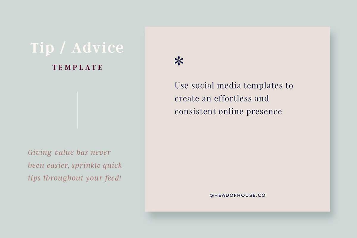 Hepburn Instagram Post Templates, a Social Media Template by Head of House (Photo 9 of 12)