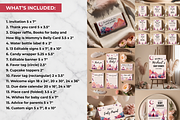 Native American Baby Shower Bundle, a Presentation Template by InkyQueenArt (Thumbnail 4 of 6)