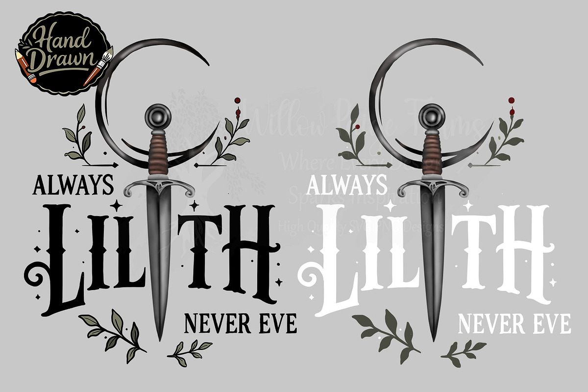 Always Lilith Never Eve Lilith Sigil, an Object Illustration by Willow Paige Farms (Photo 1 of 5)