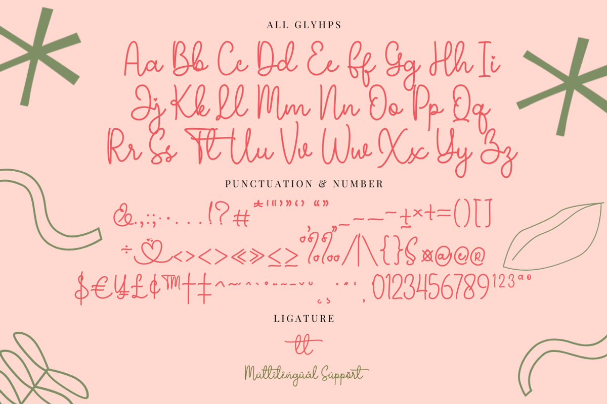 APOC - Hi Maria Font Duo, a Script Font by a Piece of Cake (Photo 18 of 20)