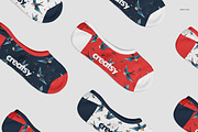 No show Socks Mockup Set, a Product Mockup by Creatsy (Thumbnail 5 of 8)
