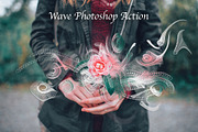 Wave Photoshop Action, an Action Add-On by ArtPlanet (Thumbnail 1 of 7)