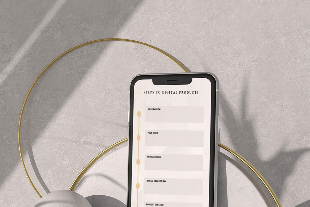 Digital Product Planner, a Print Template by Brand Your Biz Co. (Photo 3 of 7)