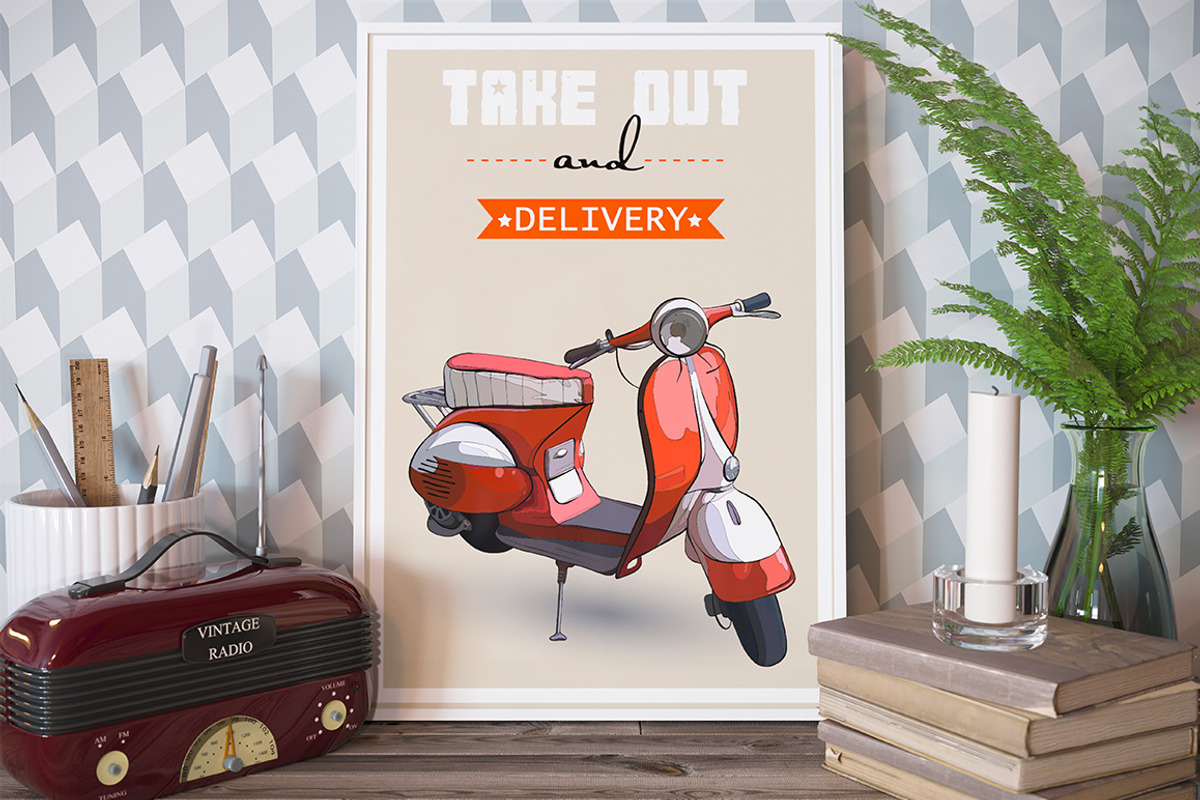 4 Poster vector bundle Vol.1, a Poster Template by RichmanStudio