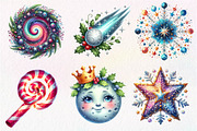 Celestial Christmas Clipart, an Illustration by Dream Creation (Thumbnail 5 of 7)