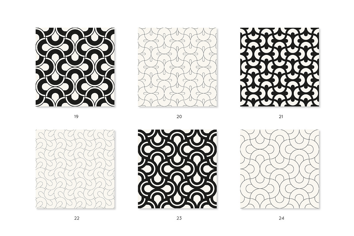 Concentric Seamless Pattern. Vol.2, a Pattern Graphic by Curly_Pat