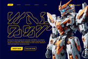 Robomyr - Futuristic Font, a Sans Serif Font by Hakara Type (Thumbnail 6 of 10)