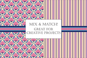 Indian Floral Patterns Shalimar Pink, a Pattern Graphic by RachelStudio (Thumbnail 5 of 10)