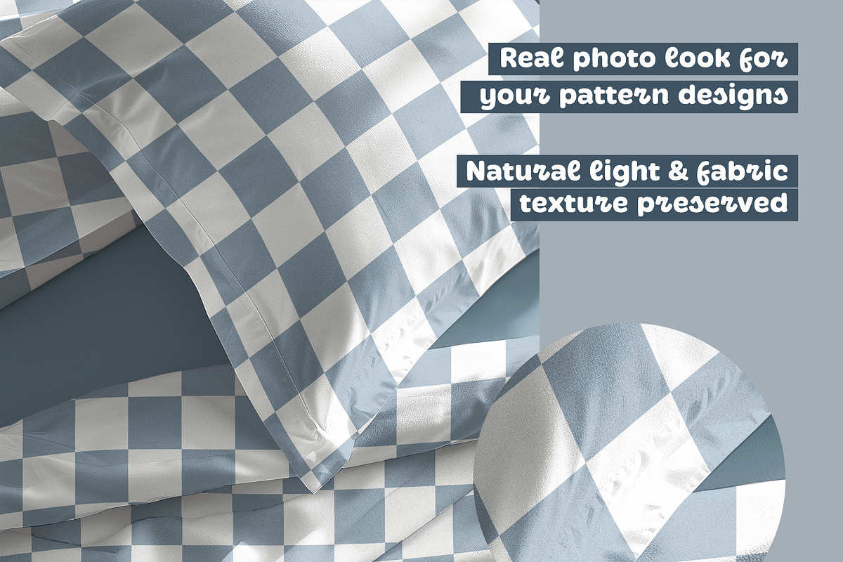 Realistic Cotton Bedding Mockup, a Household Mockup by Brzozowska (Photo 4 of 5)