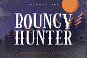 Bouncy Hunter, a Font by Font Bundles (Thumbnail 1 of 7)