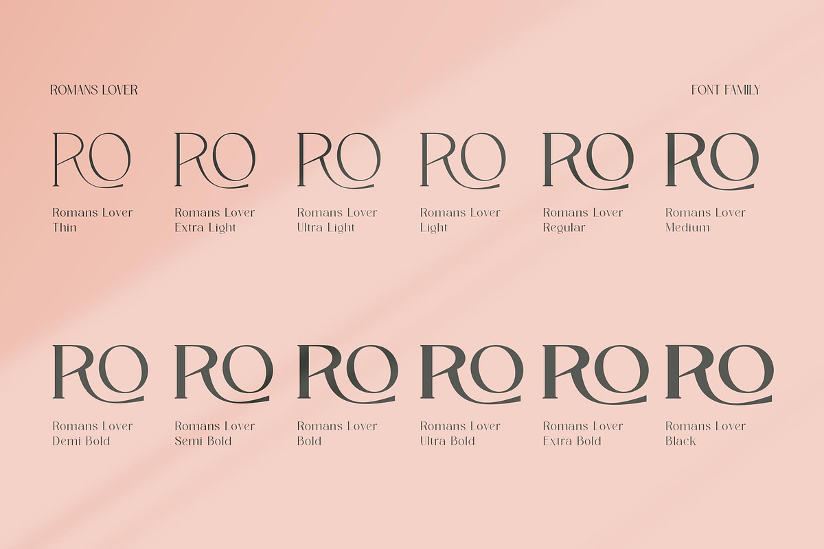 Roman Lover, a Serif Font by alit design (Photo 11 of 19)
