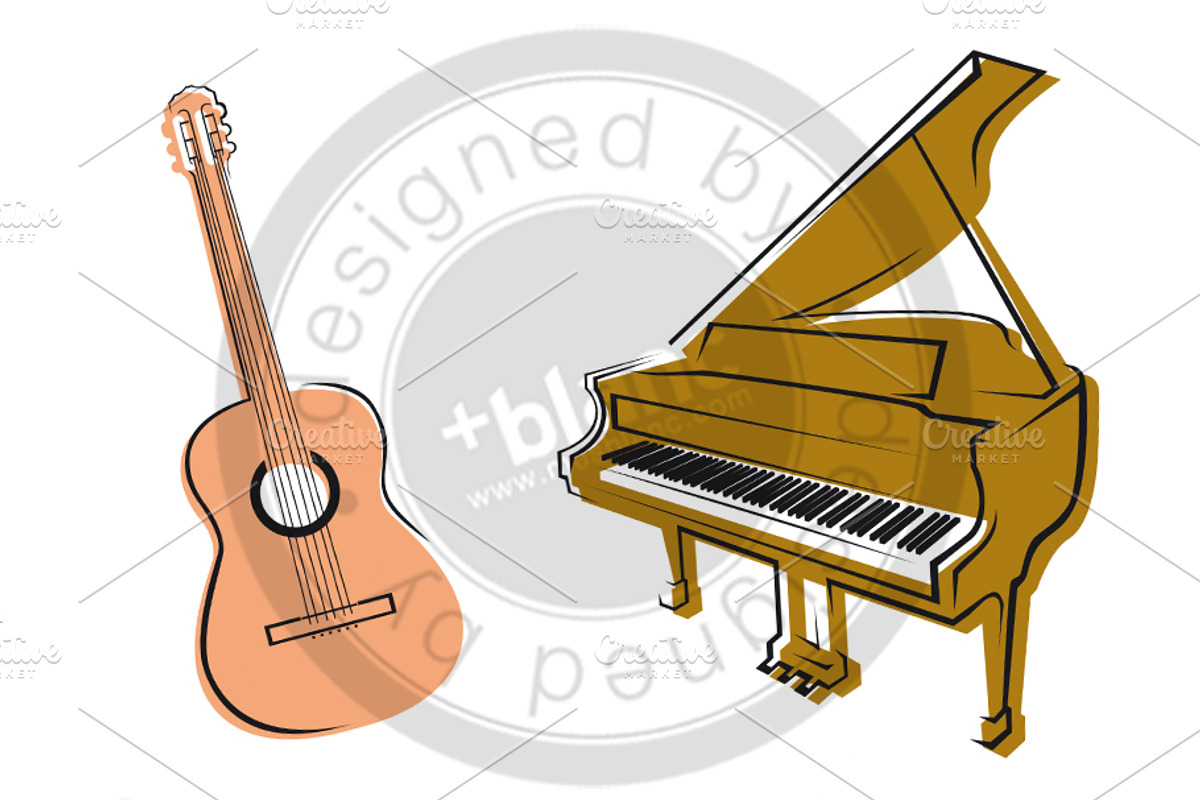 Musical instruments, an Illustration by mesblanc (Photo 3 of 5)