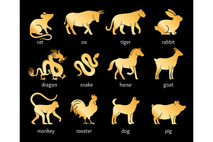 Gold Named Chinese Horoscope