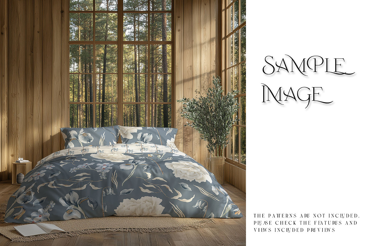 Chalet Bedding Mockups, a Product Mockup by mock-ups (Photo 4 of 12)
