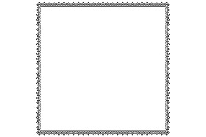 Decorative floral frame, a Decorative Illustration by RODINA