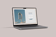 Macbook Mockup Set | 25 PSD files, a Mac Mockup by rahmatmoscae (Thumbnail 17 of 26)