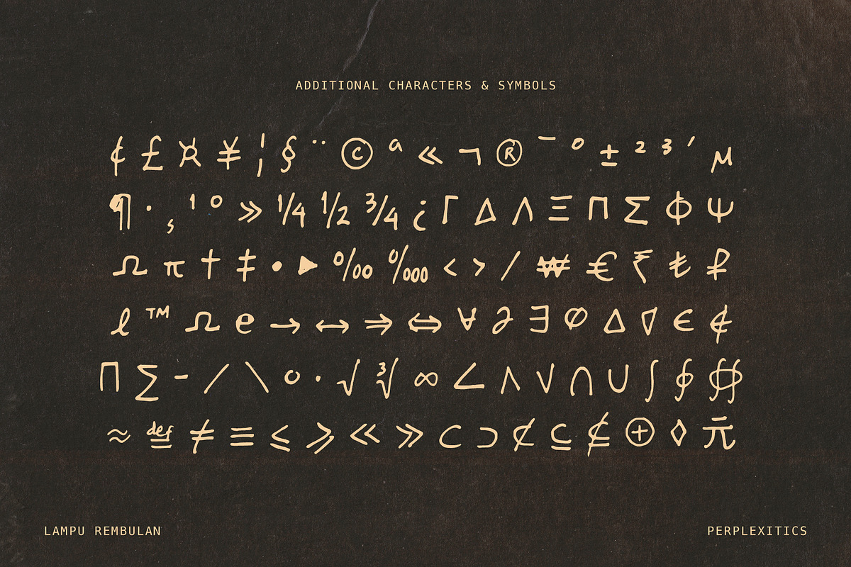 Lampu Rembulan Handwritten Font, a Handwritten Font by Perplexitics (Photo 10 of 10)