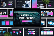 Artificial Inteligence - Technology, a Presentation Template by Deepslide Studio (Thumbnail 2 of 6)