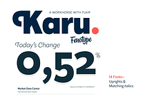 Karu -Serif with character