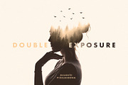 Double Exposure Photoshop Effect, a Layer Style Add-On by pixelbuddha.net (Thumbnail 1 of 9)