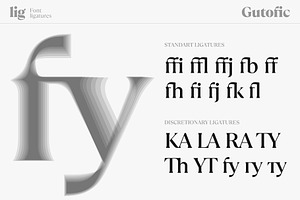 Gutofic - Modern Serif