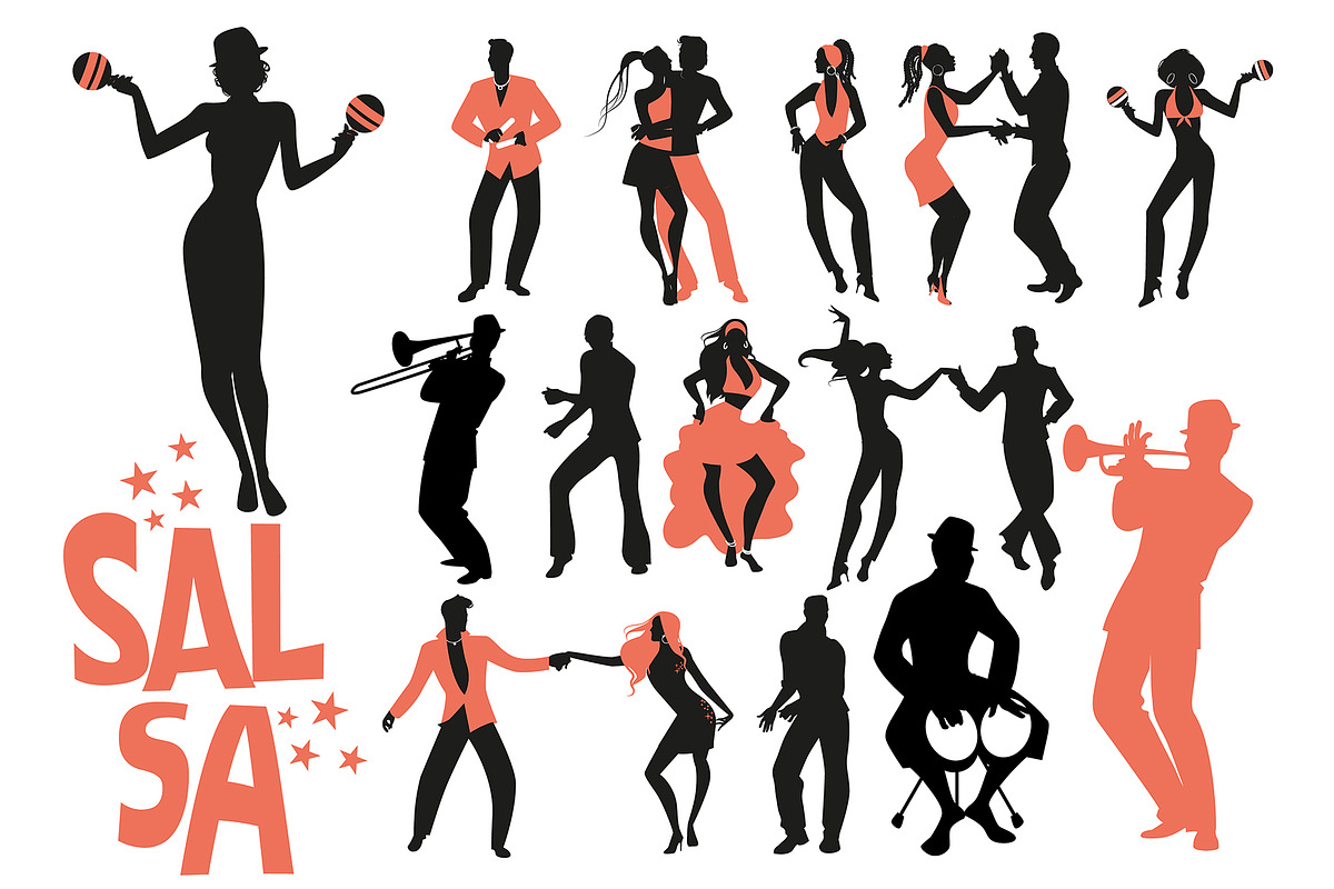 Great Clipart Dancing Collection, an Illustration by La Inspiratriz (Photo 5 of 7)