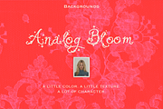 Analog Bloom Backgrounds, a Background Graphic by Lilithcollageart (Thumbnail 5 of 11)