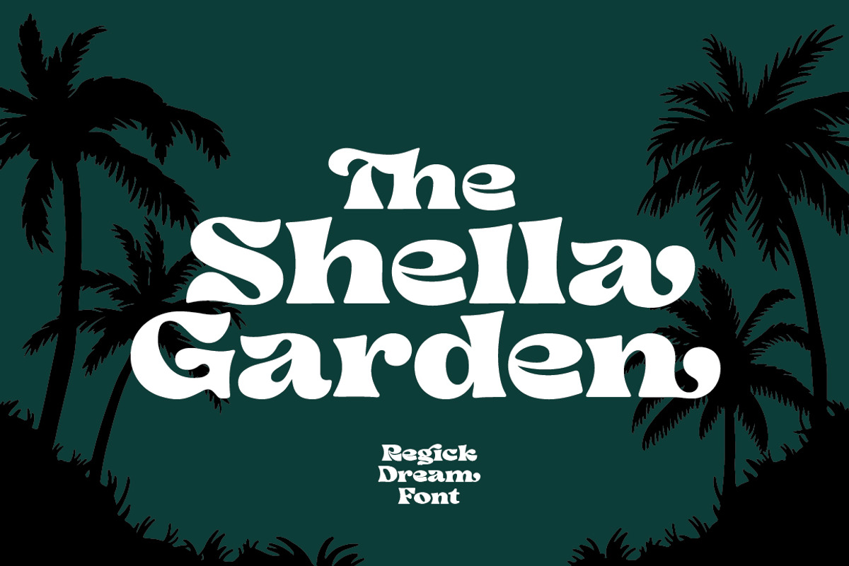 Regick Dream – Retro Display Font, a Serif Font by Typebae (Photo 3 of 9)