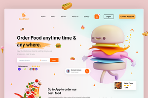 Food Website Design