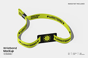 Wristband Mockup, a Merchandise Mockup by Unerispace (Thumbnail 1 of 3)