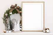 Christmas Frame Mockup Bundle -20, a Print Template by Mockup Shop (Thumbnail 37 of 39)