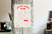 Slow Coffee Club posters, a Decorative Illustration by Mio Buono (Thumbnail 9 of 13)