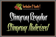 Stingray Casual, a Font by Art And Sign Unlimited (Thumbnail 2 of 5)