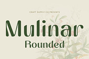 Mulinar Rounded, a Sans Serif Font by Craft Supply Co. (Thumbnail 1 of 8)