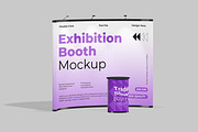 Exhibition Booth Mockup, an Advertising Mockup by Permadi Creative (Thumbnail 2 of 5)