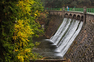 River Dam in Karpacz in Poland