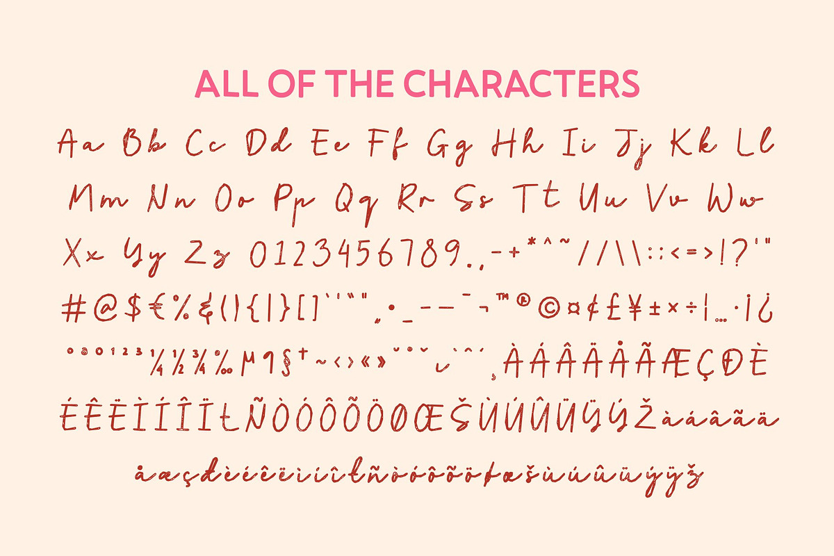 CS Ruska Stamp, a Script Font by Craft Supply Co. (Photo 8 of 8)