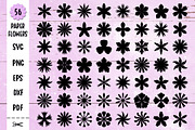 Flowers Silhouette Paper Cut, an Illustration by Digital_Craftyfox (Thumbnail 2 of 6)
