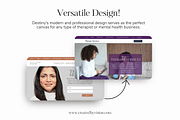 Mental Health WIX Website Template, a Wix Template by CreatedbyVision LLC (Thumbnail 3 of 10)